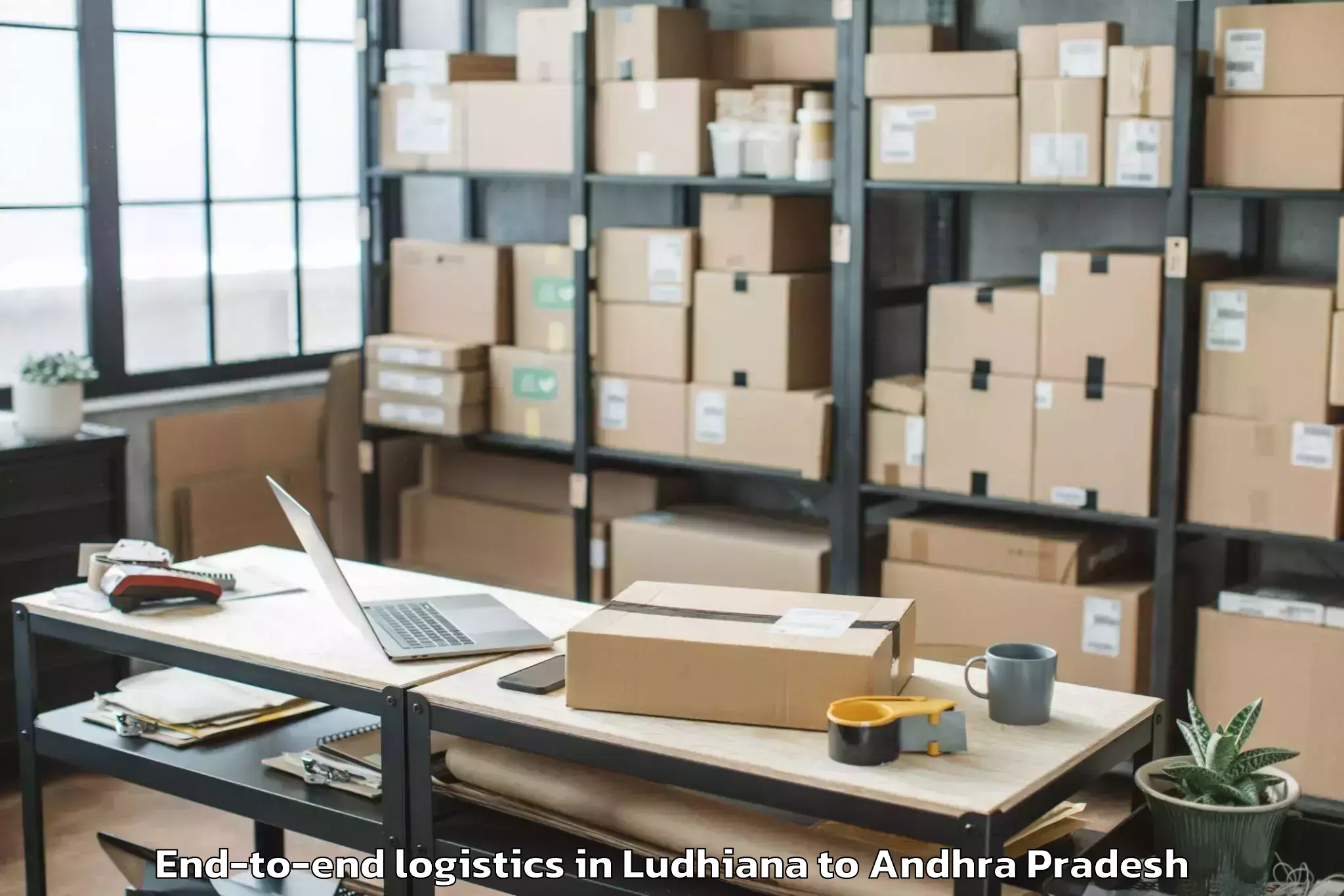 Professional Ludhiana to Buchinaidu Kandriga End To End Logistics